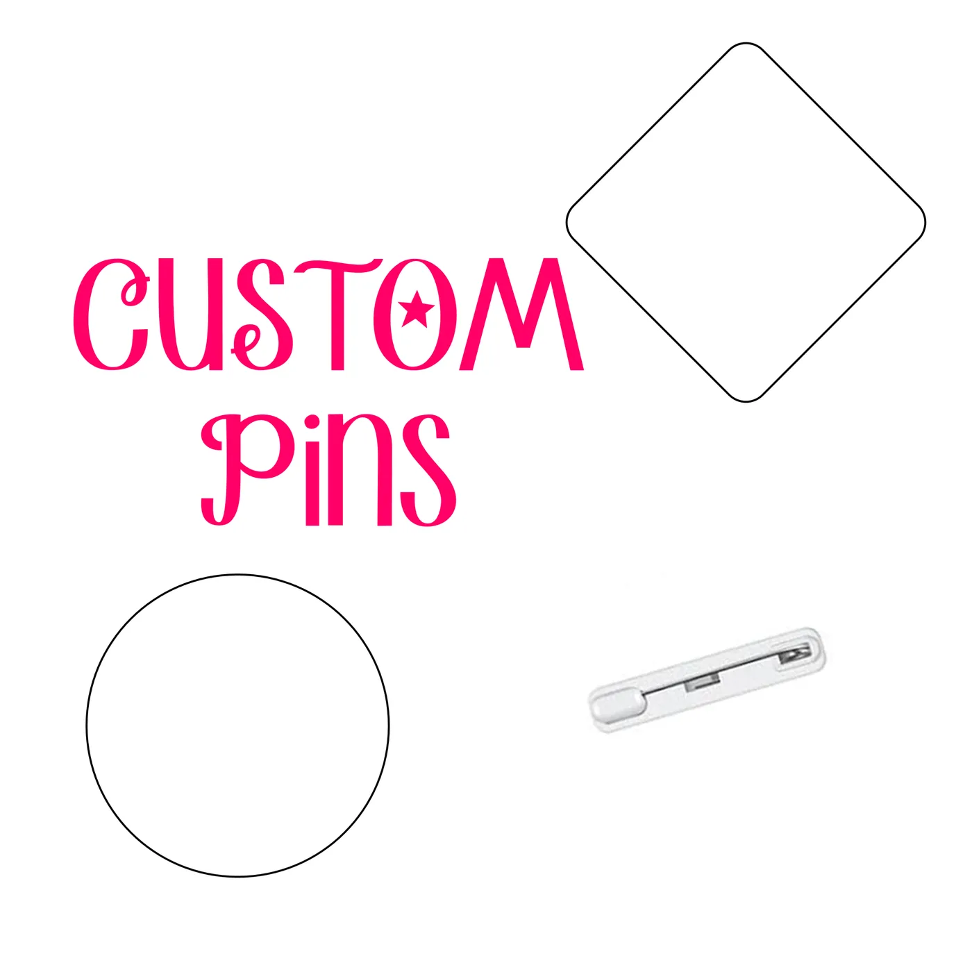 Pins Customized Just for You