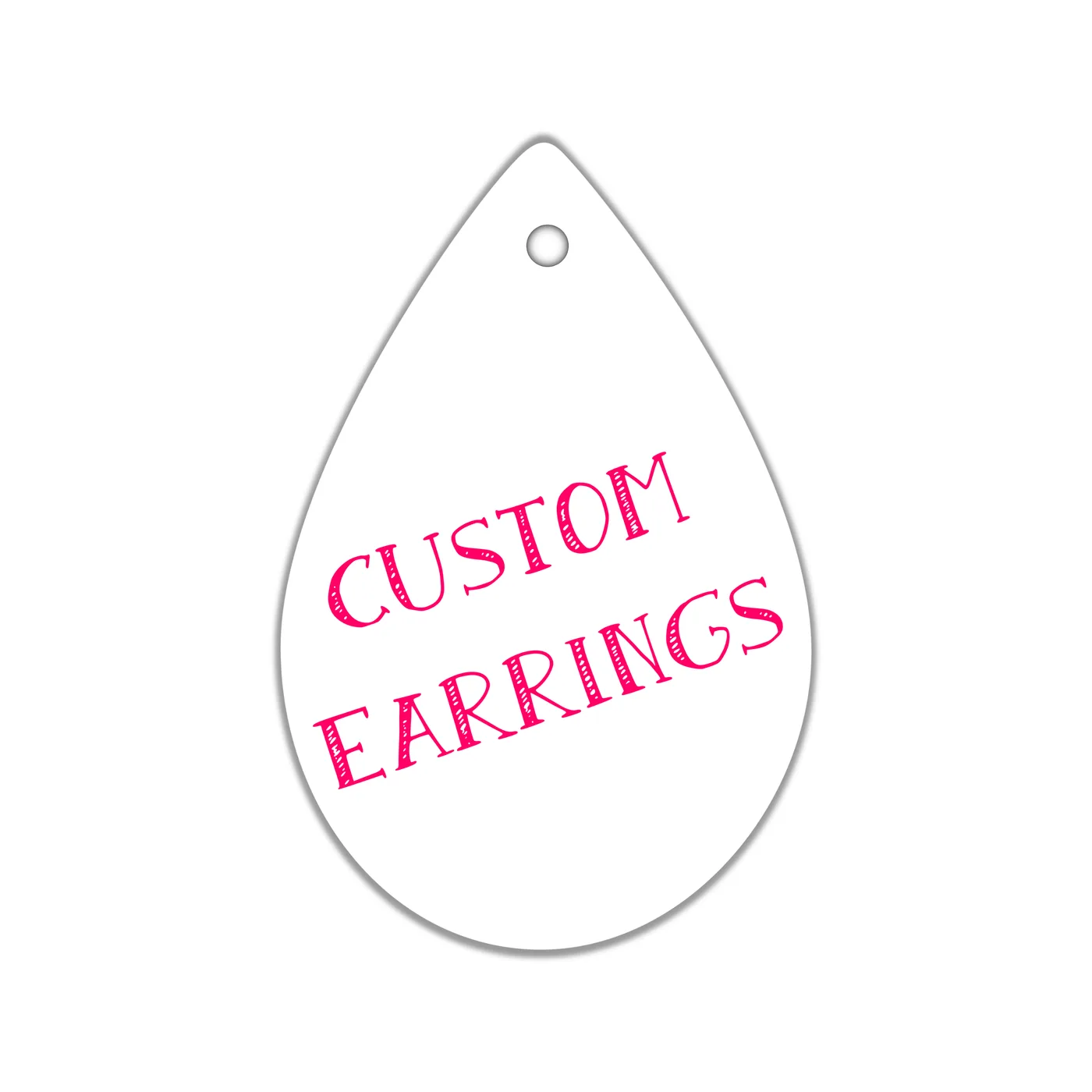 Teardrop Earrings Customized Just for You
